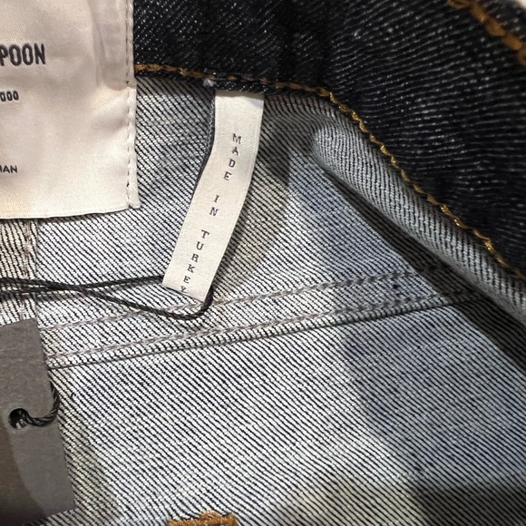 One Teaspoon Raw Indigo Mr Skinny Jean Shorts Mens size 32 NWT - Picture 11 of 12